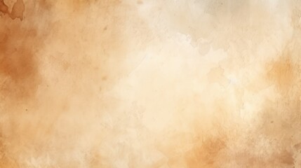 Obraz premium Watercolor art background. Old paper. Beige texture for cards, flyers, poster, banner.