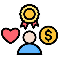 Success Outline Color Icon