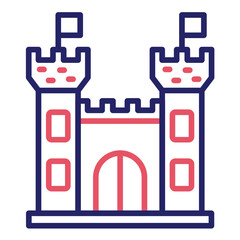 Castle Flag Icon