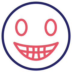 Beaming Face with Smiling Eyes Icon