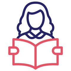 Woman Reading Icon