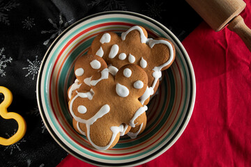 Homemade gingerbread cookies Saint Nicholas