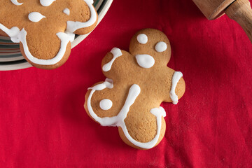 Homemade gingerbread cookies Saint Nicholas