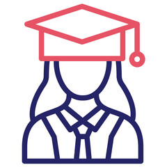 Female Graduate Icon