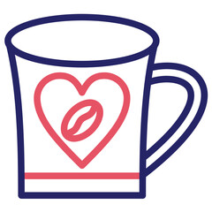 Coffee Heart Icon