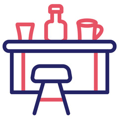 Bar Counter Icon