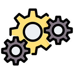 Engineering Outline Color Icon