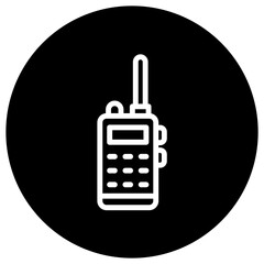 Walkie talkie Vector Icon Design Illustration