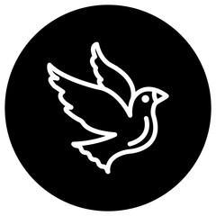 Bird Vector Icon Design Illustration