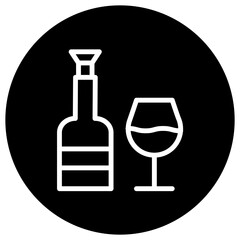 Wine Vector Icon Design Illustration
