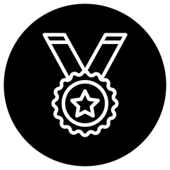 Medal Vector Icon Design Illustration