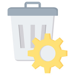 Waste Management Flat Icon