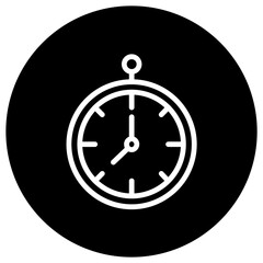 Clock Vector Icon Design Illustration