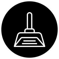 Dustpan Vector Icon Design Illustration