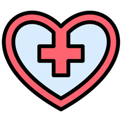 Obraz premium Health Outline Color Icon