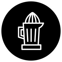 Citrus juicer Vector Icon Design Illustration