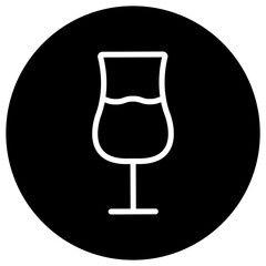 Glass Vector Icon Design Illustration