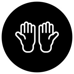 Gloves Vector Icon Design Illustration