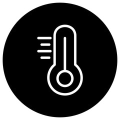 Thermometer Vector Icon Design Illustration