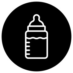 Feeding bottle Vector Icon Design Illustration