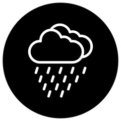 Rain Vector Icon Design Illustration