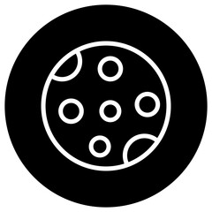 Moon phase Vector Icon Design Illustration