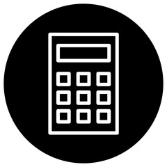 Calculator Vector Icon Design Illustration