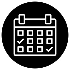 Calendar Vector Icon Design Illustration