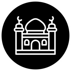 Minaret Vector Icon Design Illustration