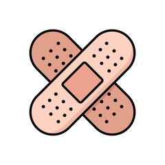 bandage icon vector design template simple and clean