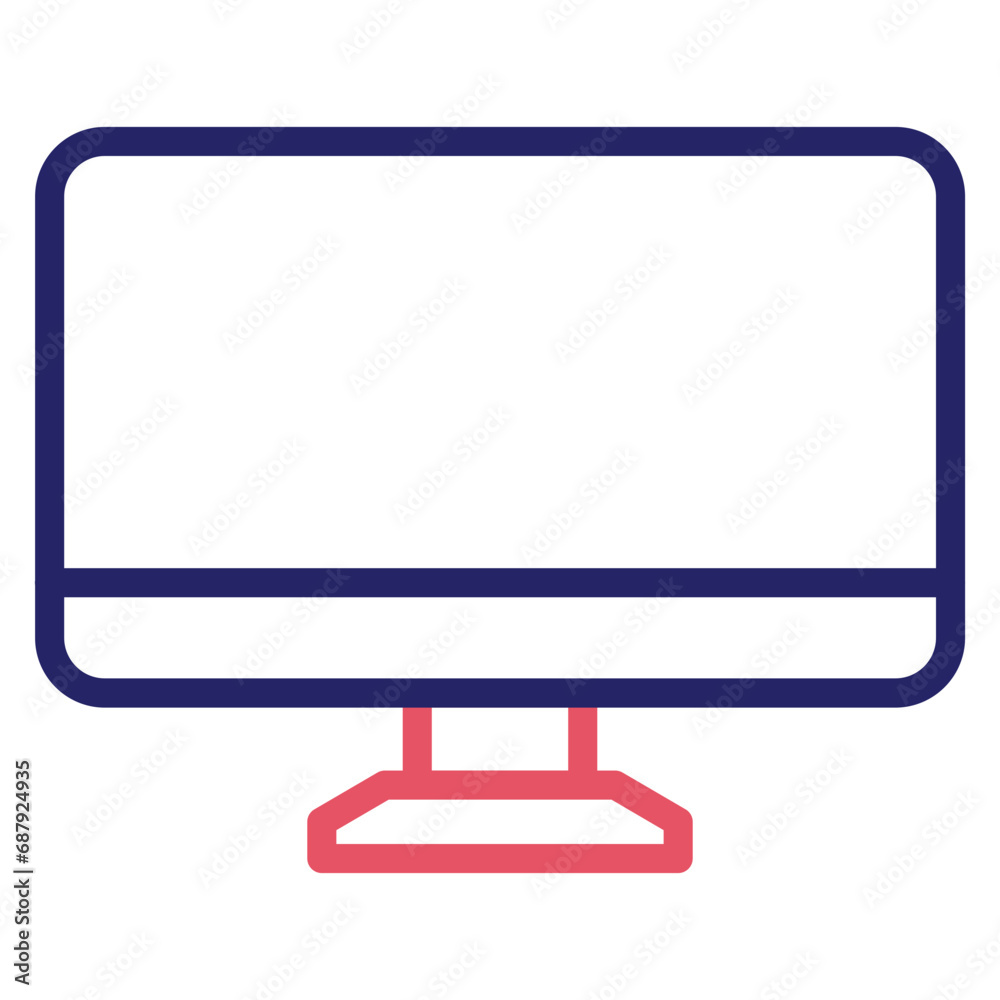 Wall mural Monitor Icon