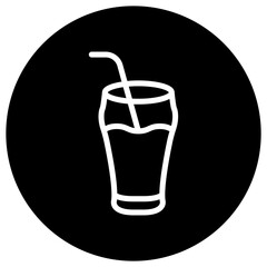 Cold drink Vector Icon Design Illustration