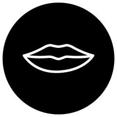 Lips Vector Icon Design Illustration