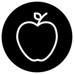 Apple Vector Icon Design Illustration