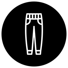 Trouser Vector Icon Design Illustration