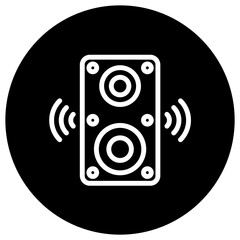 Speaker Vector Icon Design Illustration