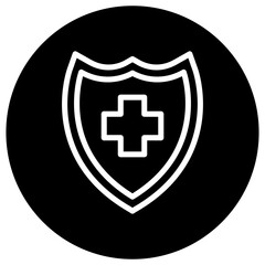 Obraz premium Shield Vector Icon Design Illustration