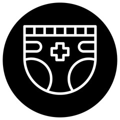 Diaper Vector Icon Design Illustration