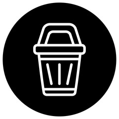 Bin Vector Icon Design Illustration