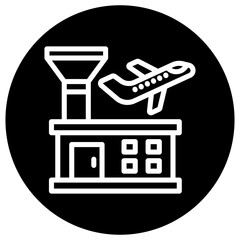 Airport Vector Icon Design Illustration
