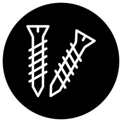 Screw Vector Icon Design Illustration