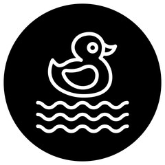 Duck Vector Icon Design Illustration