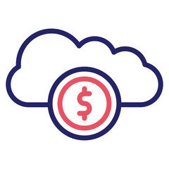 Cloud Money Icon