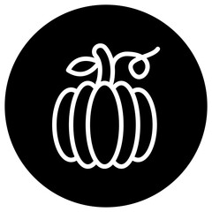 Pumpkin Vector Icon Design Illustration