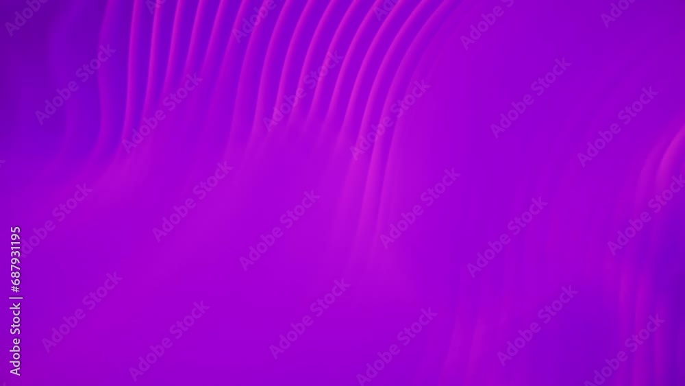 Aufkleber wavy flowing surface. bright purple composition. minimalist style. modern concept background. 3d ren
