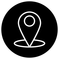 Pin Vector Icon Design Illustration