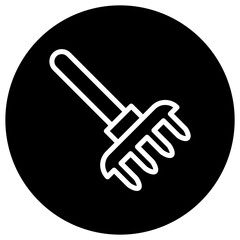 Pitchfork Vector Icon Design Illustration