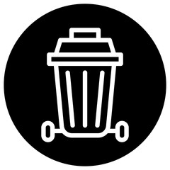 Trash Vector Icon Design Illustration