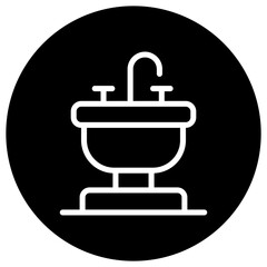 Sink Vector Icon Design Illustration