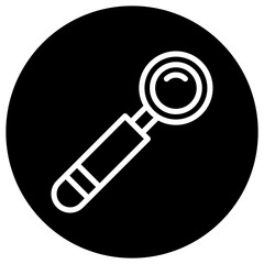 Mouth Mirror Vector Icon Design Illustration